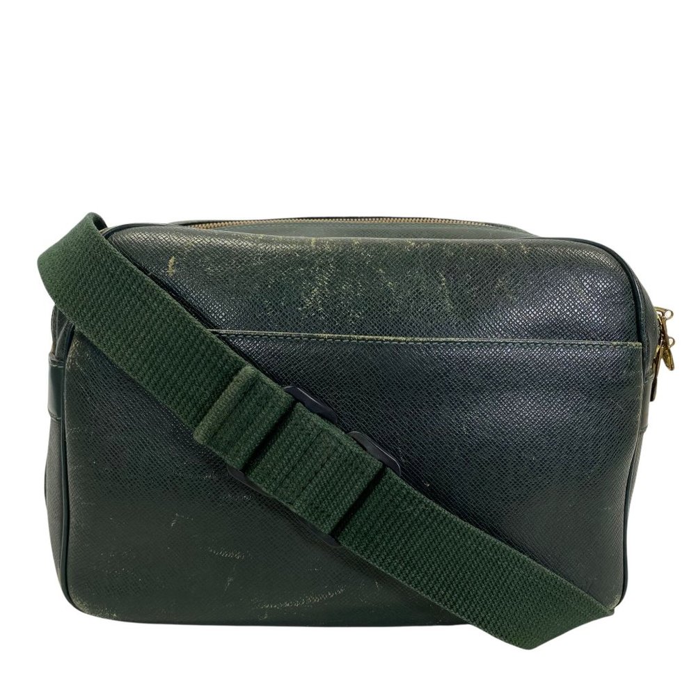 Authentic Louis Vuitton Crossbody Bag Reporter PM Epicea Green Used LV Handbag V